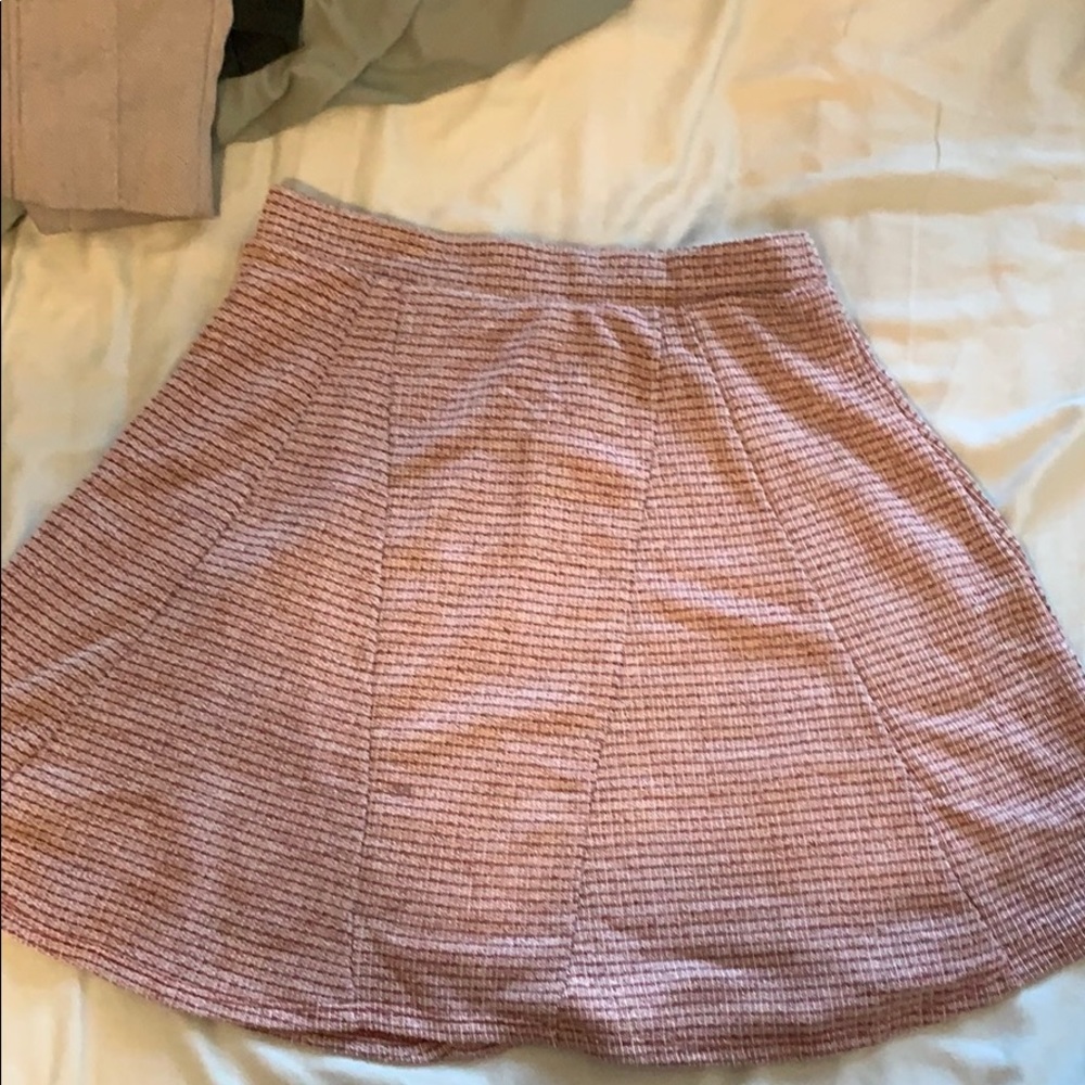 Cranberry holiday skirt